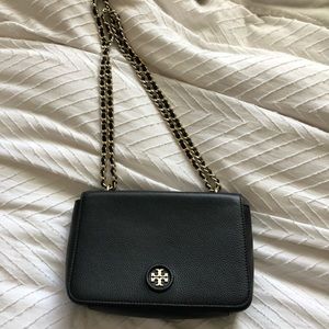 Black Tory Burch cross body bag